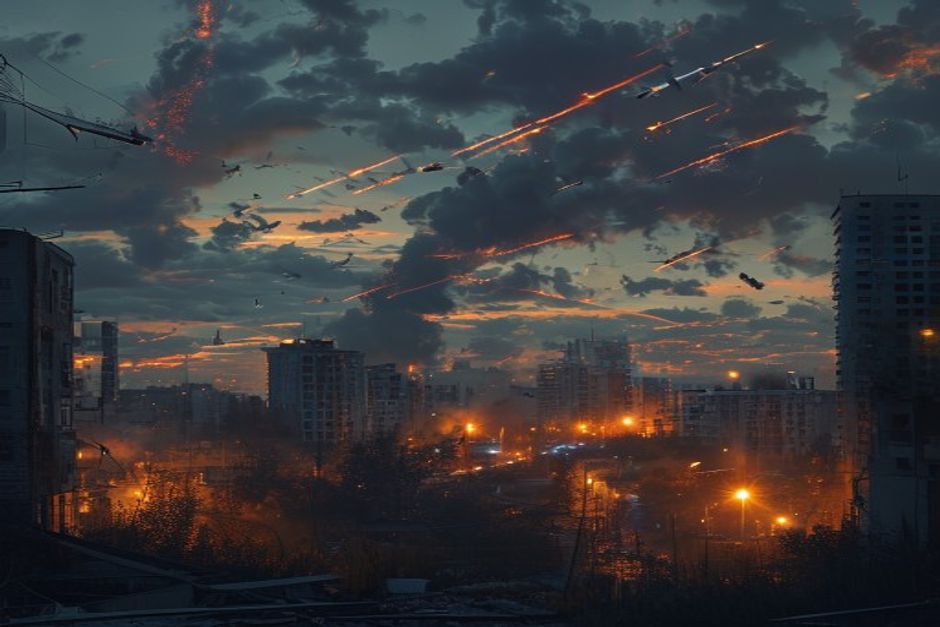 Ukraine Capital Hit By Missiles