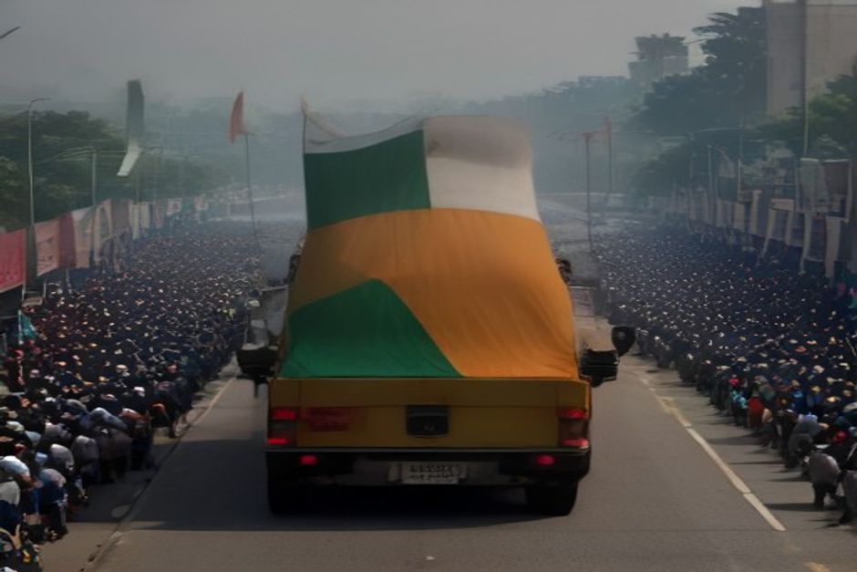 Giant Flag Rally Unites Thousands in India