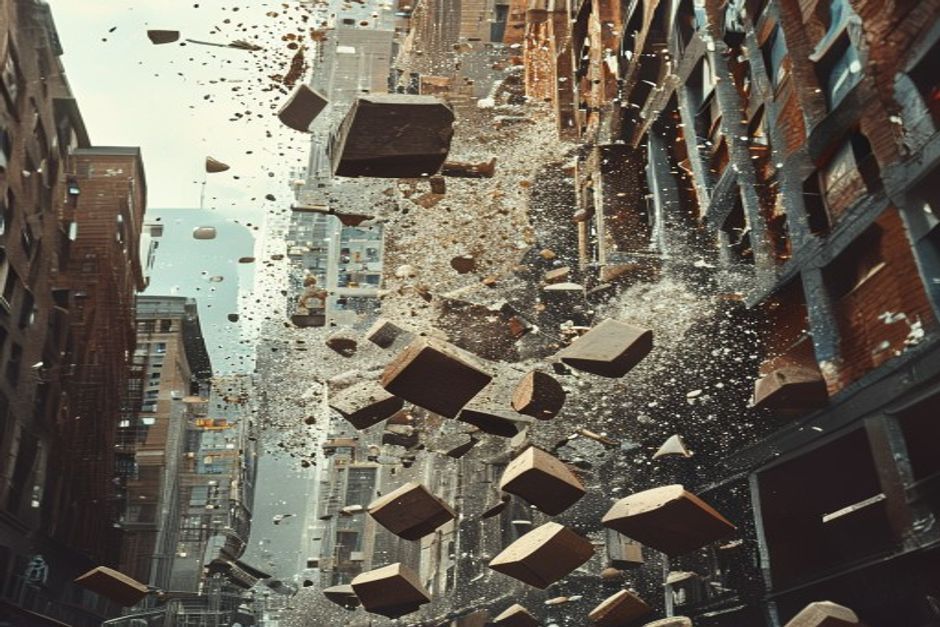 Midtown Manhattan Brick Scare Shuts Streets