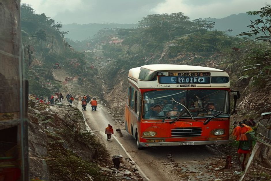 Bus Brake Failure Sparks Safety Concerns on Ghat Road