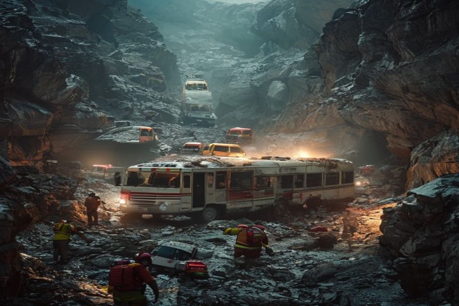 Pakistan Bus Plunge Kills Over 40