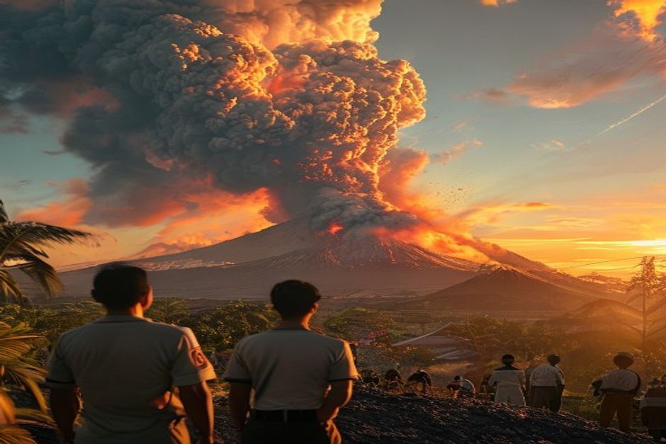 Mayon Volcano Erupts, Philippines on Alert