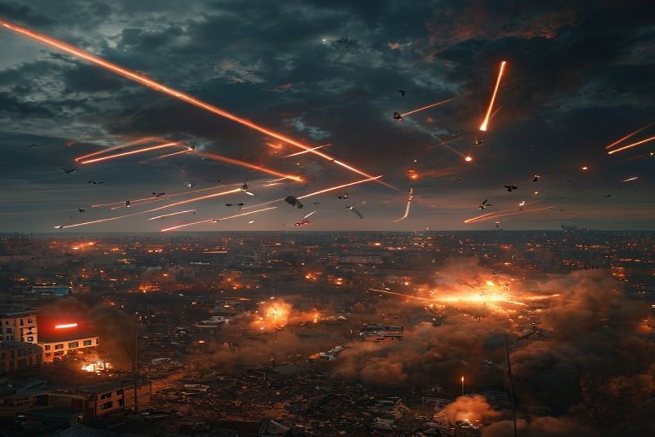 Russia Unleashes Massive Barrage on Ukraine, Strikes Poland