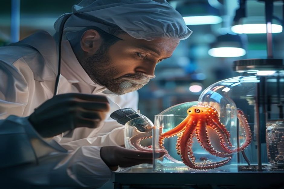 Squid Same-Sex Encounter Documented