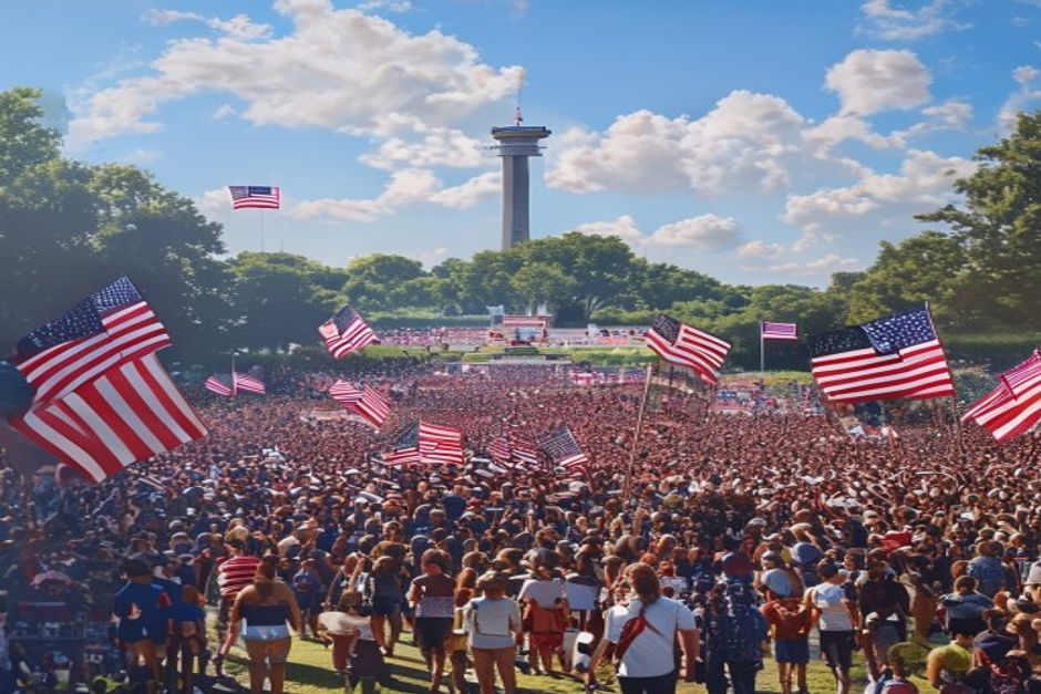 Trump Thanks Resilient July Fourth Crowd