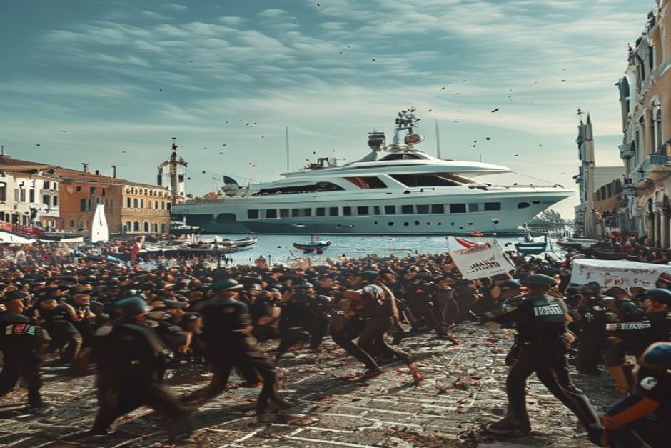 Venice Erupts: US Ambassador's Superyacht Sparks Protests & Clashes